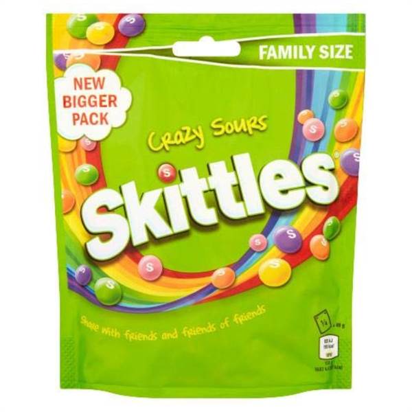 Skittles Crazy Sours Imported